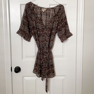 Pretty Rebellious Boho Sheer Button Up Top